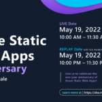 Join us and the developer community to celebrate Azure Static Web Apps